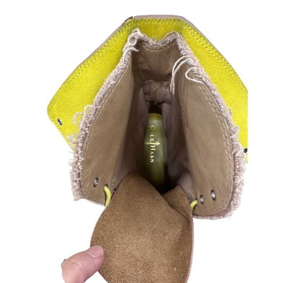 Cole Haan Tan Leather Lace-Up Ankle Boots 10B SKU 7174 - Picture 10 of 11